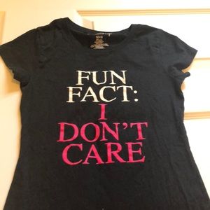 Fun fact I don’t care shirt